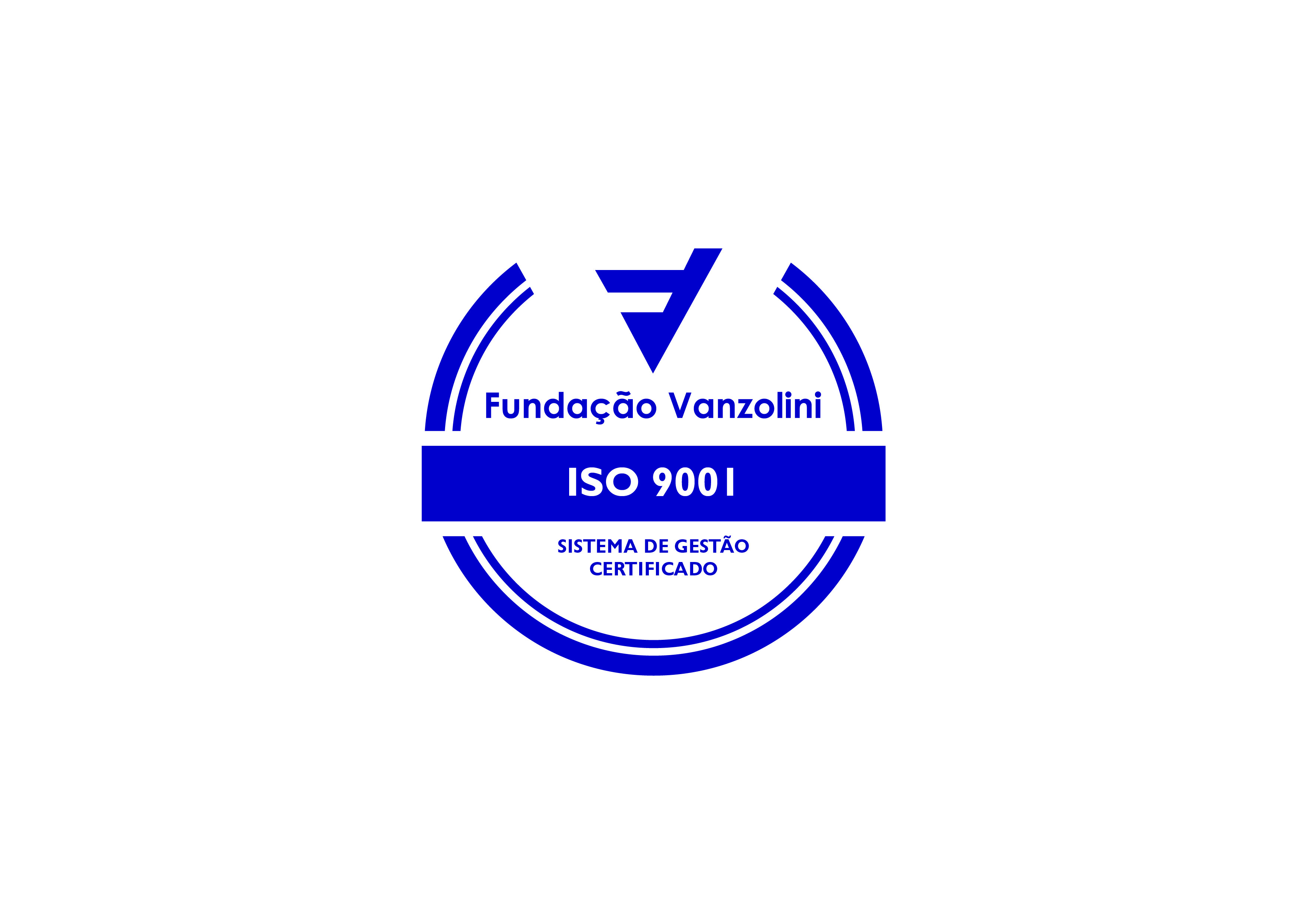 Fundação Vanzolini NBR ISO 9001:2015, certificado SQ 22647
